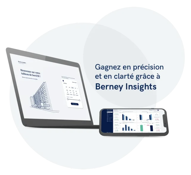 Berney Insights : visualisation des données comptables sur ordinateur et mobile